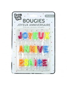 BOUGIES JOYEUX ANNIVERSAIRE  . 2