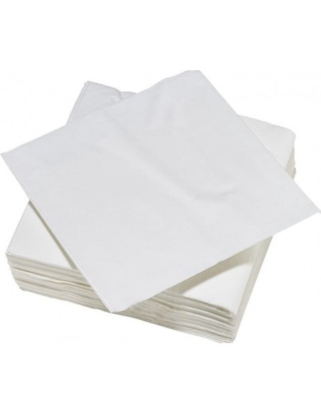 SERVIETTES X50 COCKTAIL  BLANC 25X25 TENDANCE