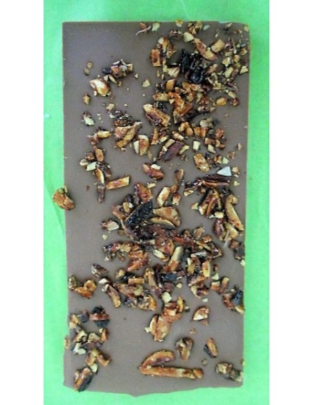 TABLETTE CHOCOLAT LAIT AMANDES CARAMELISEES 120G