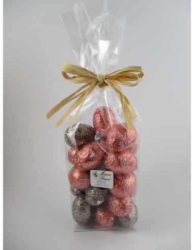 SACHET OEUFS FOURRES ALU ASSORTIS 125G .