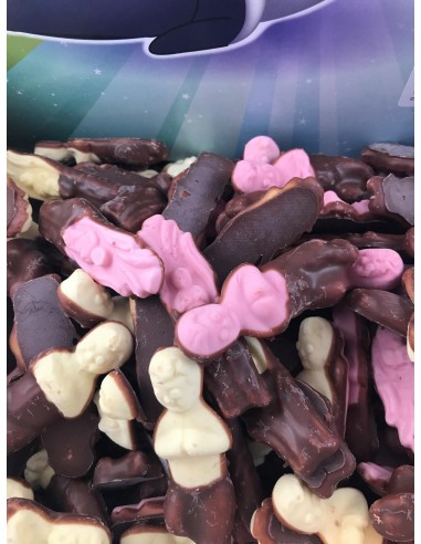 5 GRANDES GUIMAUVES NOIRES .