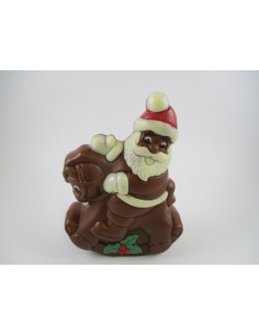 PERE NOEL CHEVAL A BASCULE LAIT 12,5CM x 9,5CM x 4,5CM 90G