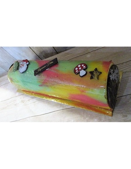 BUCHE NOEL MOUSSE CITRON FRAMBOISE PM