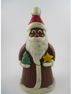 PERE NOEL AVEC ETOILE LAIT 17CM x 9CM x 5CM 120G