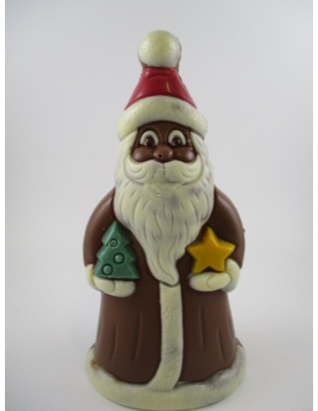 PERE NOEL AVEC ETOILE LAIT 17CM x 9CM x 5CM 120G