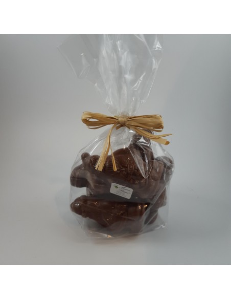 SACHET 8 MINI PERE NOEL LAIT .