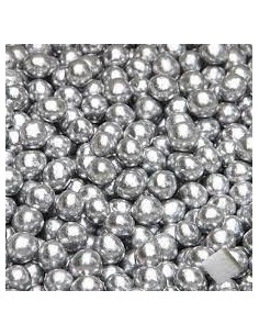 PERLES ARGENTEES  EN SUCRE 70G .