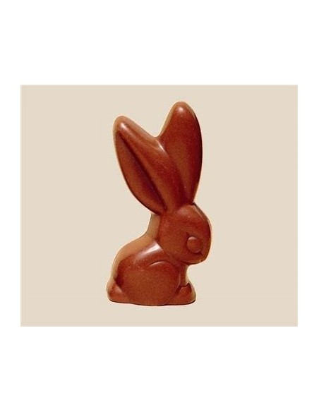 SACHET de 2 LAPIN GM LAIT OU BLANC FOURRE PRALINE .