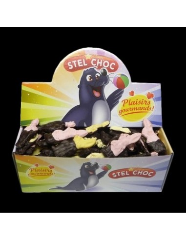 5 GRANDES GUIMAUVES NOIRES .