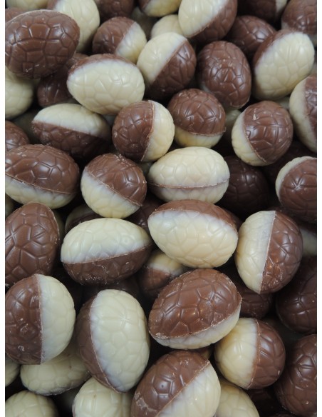 SACHET OEUFS FOURRES PRALIN MARBRE  .