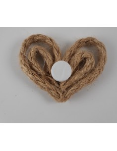 LOT DE 4 COEURS AUTOCOLLANTS NATURE  . 2