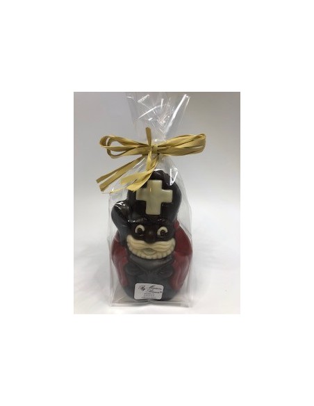  SAINT NICOLAS CLAUS NOIR 10 X 6,5 CM 50G