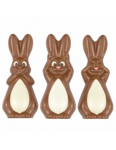 LAPIN SAGE LAIT 16CM x 7CM x 6CM 100G