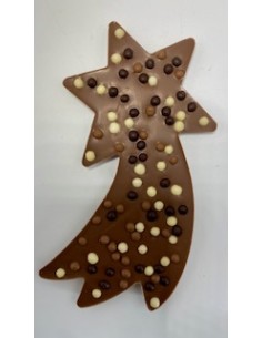 TABLETTE ETOILE FILANTE CHOCOLAT LAIT CEREALES ENROBEES 90G