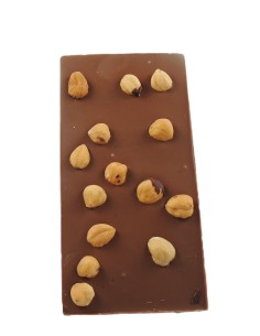 TABLETTE CHOCOLAT LAIT NOISETTES ENTIERES 120G