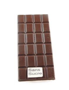 TABLETTE CHOCOLAT NOIR SANS SUCRE 100G