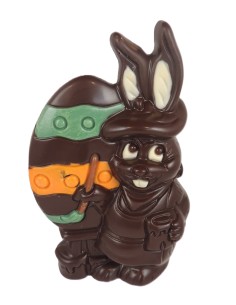 LAPIN PICASSO NOIR 18CM x 11,5CM x 6,5CM 190G