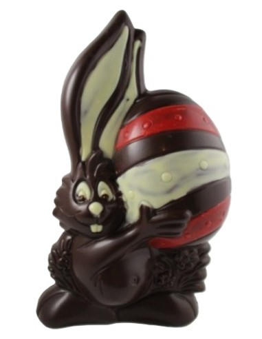 LAPIN BALOU NOIR 22CM x 14CM x 8CM 230G