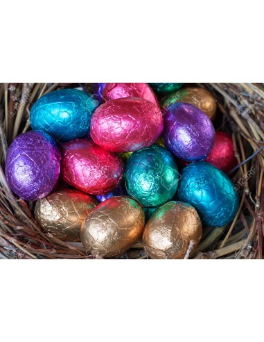 SACHET 125G OEUFS PRALIN EMBALLES SOUS ALU