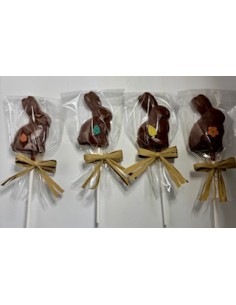 SUCETTE LAPIN DIAMANT CHOCOLAT LAIT 18G 2