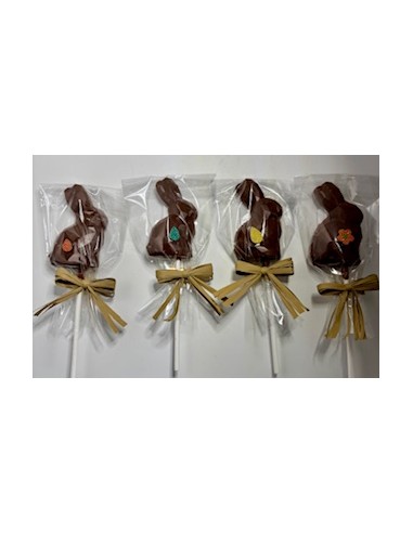 SUCETTE LAPIN DIAMANT CHOCOLAT LAIT 18G