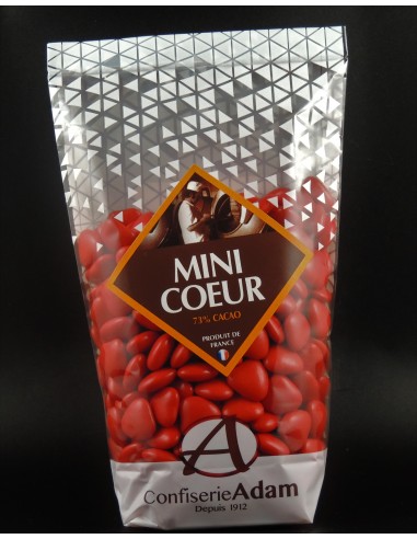 MINI COEUR 73% BRIL ROUGE 250g .
